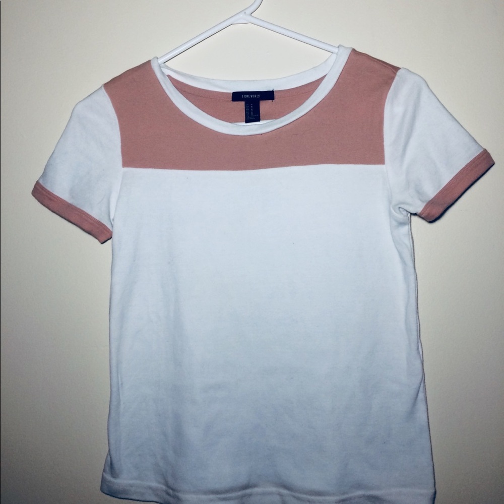Pink and White T-Shirt